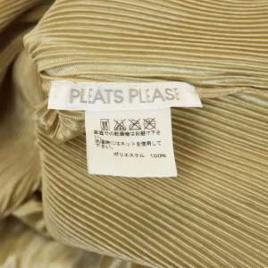 PLEATS PLEASE ISSEY MIYAKE ノースリーブ フレア カットソー 3 ベージュ