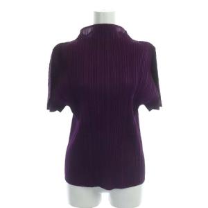 PLEATS PLEASE ISSEY MIYAKE セットアップ プリーツ カットソー スカート 3 4 紫