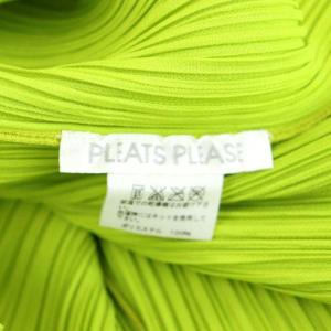PLEATS PLEASE ISSEY MIYAKE イッセイミヤケ プリーツ ハイネック ショートスリーブ カットソー 3 緑 グリーン