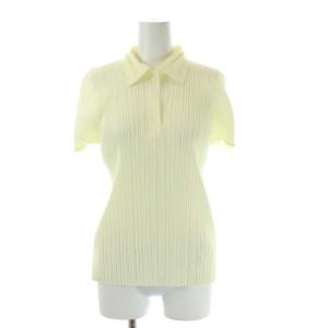 カットソー 半袖 ハーフボタン 3 アイボリー