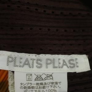 PLEATS PLEASE ISSEY MIYAKE イッセイミヤケ プリーツ 総柄 タンクトップ カットソー ノースリーブ 3 マルチカラー