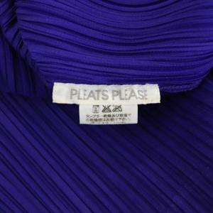 PLEATS PLEASE ISSEY MIYAKE イッセイミヤケ プリーツ ショートスリーブ カットソー 半袖 3 紫 パープル