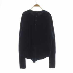 L'Appartement 20AW Thermal Knit ニット セーター 長袖 カシミヤ混 紺 ネイビー