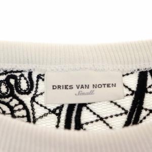 DRIES VAN NOTEN 刺繍プルオーバー カットソー オフホワイト