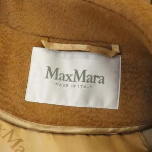 Max Mara 白タグ MANUEL キャメルコート 34 キャメル