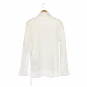 ADORE 23SS ニット クリアリブ タートルネック 38 ホワイト