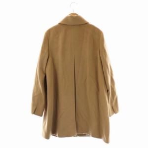 23区 ロロピアーナ ロングコート ステンカラーコート ウール アウター 大きなサイズ 44 ベージュ