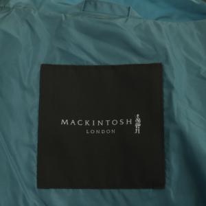MACKINTOSH LIMONTA シャイニーナイロンタフタフーデッドコート ジャケット ジップアップ フード 2WAY 薄手 38 スモークブルー
