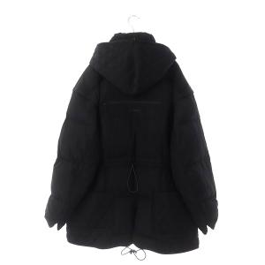 JUN MIKAMI × WILD THINGS ダウンコート キルティング ナイロン ジップアップ フード付き ミドル丈