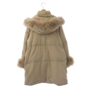 Diagram GRACE CONTINENTAL フォックストリミングコート ダウン ロング丈 36 ベージュ