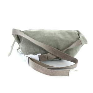 Hender Scheme pig waist pouch bag ボディバッグ スエード グレー