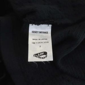 ISSEY MIYAKE A-POC メッシュデザイン トップス カットソー ラグランスリーブ 2 黒 ブラック