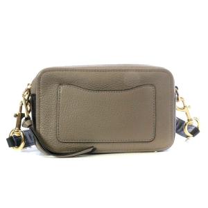 MARC JACOBS SOFTSHOT 21 カメラバッグ ショルダーバッグ レザー バイカラー グレージュ ブラック