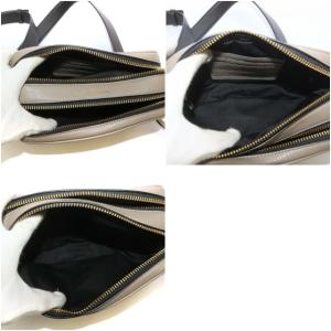 MARC JACOBS SOFTSHOT 21 カメラバッグ ショルダーバッグ レザー バイカラー グレージュ ブラック