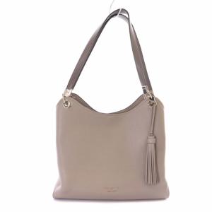 kate spade new york ショルダーバッグ トートバッグ レザー 灰 マウスグレー