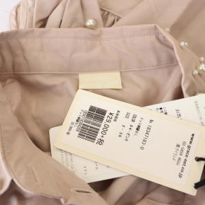 GRACE CONTINENTAL シャツ ブラウス 長袖 パール装飾 36 ピンク