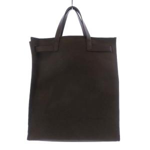 Spick&Span シータパランティカ SITA PARANTICA 22AW キャンバス レザー トートバッグ L ハンドバッグ 茶色 ブラウン