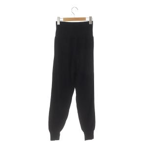 STUNNING LURE 21AW リブニットパンツ イージー 0 ブラック