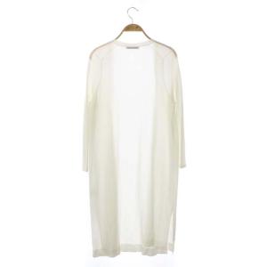 ANAYI ロングカーディガン ニット 長袖 38 白 ホワイト