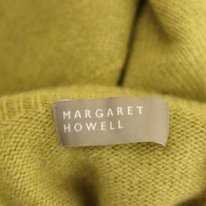 MARGARET HOWELL WOOL CASHMERE タートルネックニット セーター 長袖 プルオーバー ウール カシミヤ混 2 黄色 イエロー