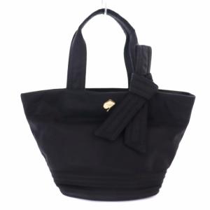 トートバッグ ハンドバッグ ナイロン 黒 ブラック