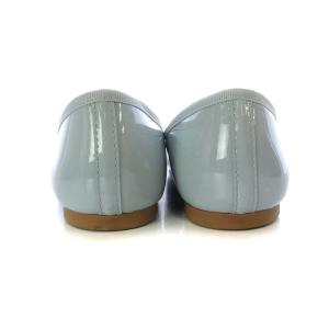 Repetto BRIGITTE Patent バレエシューズ パンプス フラット ポインテッドトゥ リボンモチーフ エナメル 38 24cm
