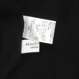 BEAUTY&YOUTH UNITED ARROWS 14Gタートルネックニットマキシワンピース ロング 長袖 ウール 黒 ブラック