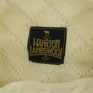 Spick&Span ハミルトンウール ケーブル ボトルネック ニット セーター 長袖 ビッグサイズ アイボリー