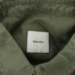 Spick&Span 20SS リネンビックシャツ 長袖 F カーキ