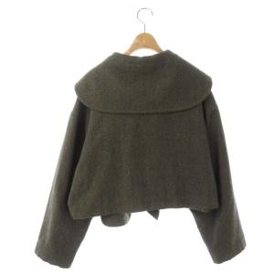 Y's ヨウジヤマモト ショートダッフルコート アウター ウール 1 カーキ