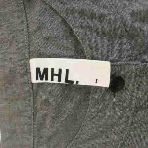 MHL. ワンピース ひざ丈 半袖 1 グレー