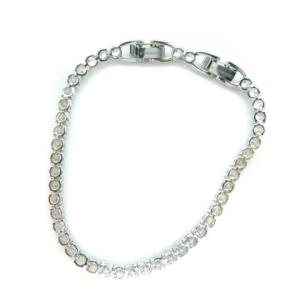 SWAROVSKI ブレスレット ラインストーン シルバー色