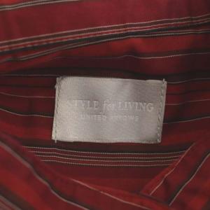 UNITED ARROWS スタイルフォーリビング Style for Living 19SS シャツワンピース 長袖 Aライン ロング ストライプ バンドカラー