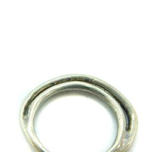 IOSSELLIANI SV CLASSIC COLLECTION Eva 5連リング 指輪 ストーン 925 12号 シルバー