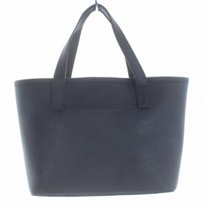 MICHAEL KORS ミニハンドバッグ ロゴ レザー トートバッグ 紺 ネイビー