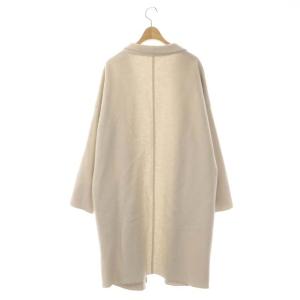 23区 コンプレストパイル ロングカーディガン ニット 44 オフホワイト