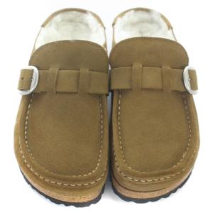 BIRKENSTOCK BUCKLEY SHEARLING バックリー シアリング サンダル 24cm 茶色 ブラウン