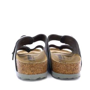 BIRKENSTOCK アリゾナ Arizona ビッグバックル サンダル フラット 24cm グレー