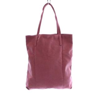 HAMANO ラムース ポータブル スモール トートバッグ ハンドバッグ 折り畳み スエード ピンク