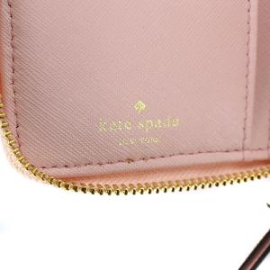 kate spade new york 財布 ラウンドファスナー レザー ピンク PWRU3900
