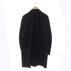 ATTACHMENT Ny/C 2wayストレッチタイプライター ステンカラーコート スプリングコート 薄手 ミドル丈 比翼仕立て 3 濃紺 ダークネイビー