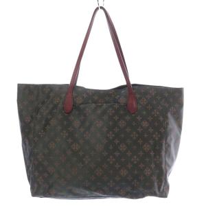 russet トートバッグ ハンドバッグ モノグラム 総柄 ナイロン チャコールグレー RT16D1234950100