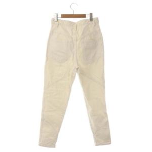 ISABEL MARANT デニムパンツ ジーンズ テーパード ジッパーフライ コットン 34 白 ホワイト