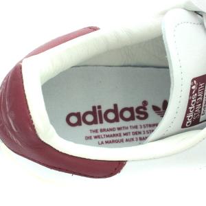adidas Originals STAN SMITH スタンスミス レザー 24cm 白 ホワイト 赤 レッド