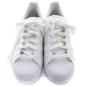 adidas スーパースター SUPERSTAR スニーカー レザー ロゴ 22.5cm 白 ホワイト B27136