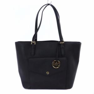 JET SET ITEM LG PKT MF ハンドバッグ トートバッグ レザー 黒 ブラック 35S6GTTT3L