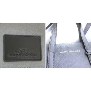 MARC JACOBS THE TAG TOTE 21タグ トートバッグ ショルダーバッグ 2way レザー グレー M0015078