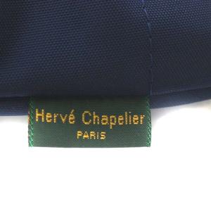 Hervé Chapelier ショルダーバッグ ワンショルダー 舟型 ポシェット ナイロン XS ブルーニュイ 青 ブルー 1927N