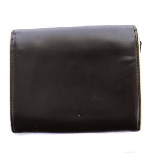 PRADA フラップウォレット コインケース 財布 二つ折り 黒 ブラック