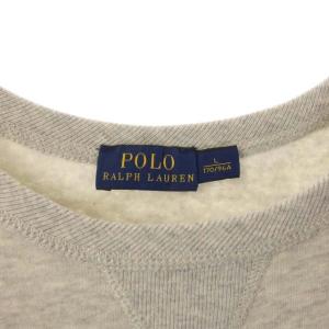 POLO RALPH LAUREN 裏起毛 スウェット トレーナー プルオーバー 長袖 L グレー